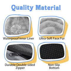 Chez Paw waterproof inner liner protects the mattress from spills and messes.