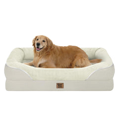 Chez Paw orthopedic removable large dog bed cover provides plush comfort for restful naps.