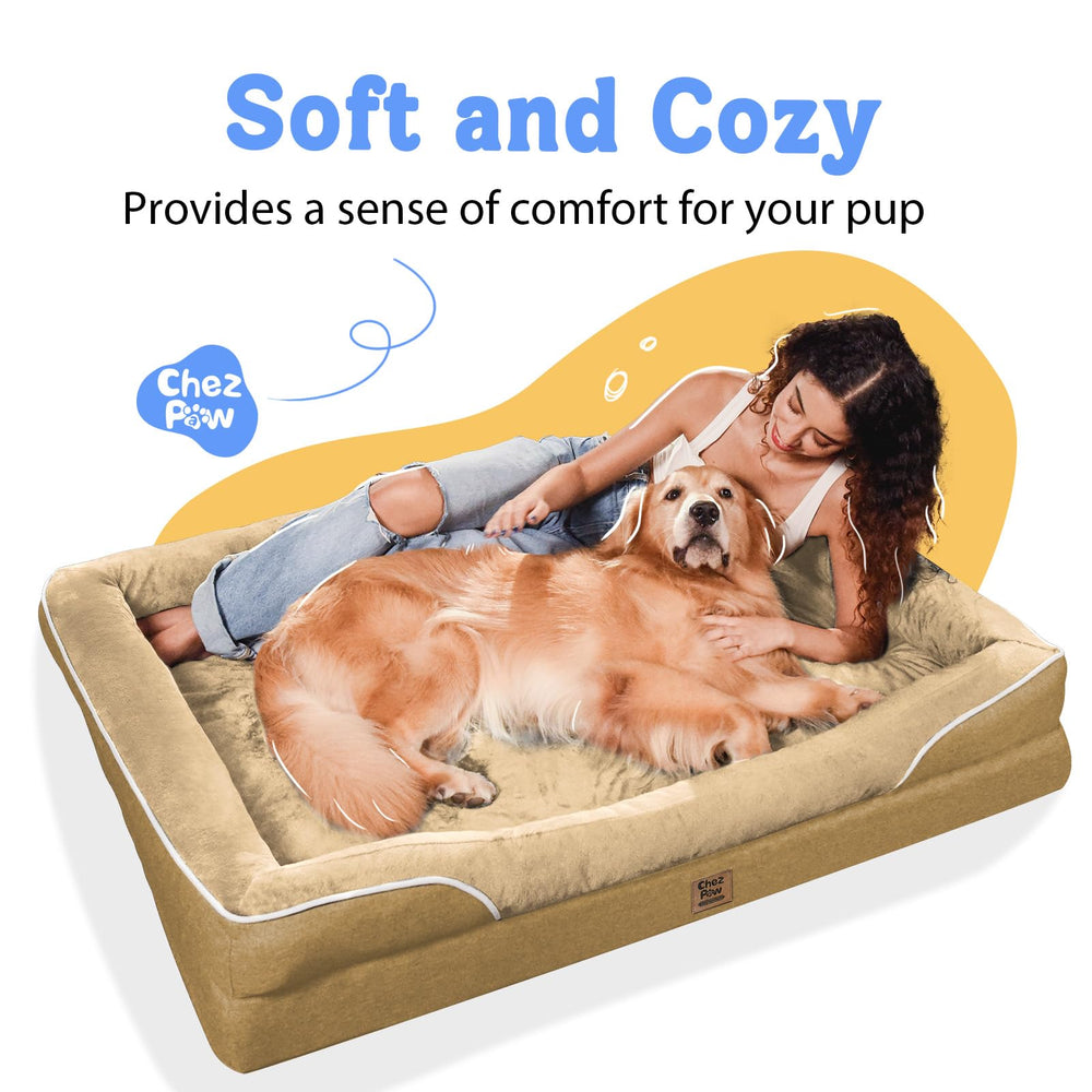 Chez Paw anti-slip bottom keeps the bed stable on floors.