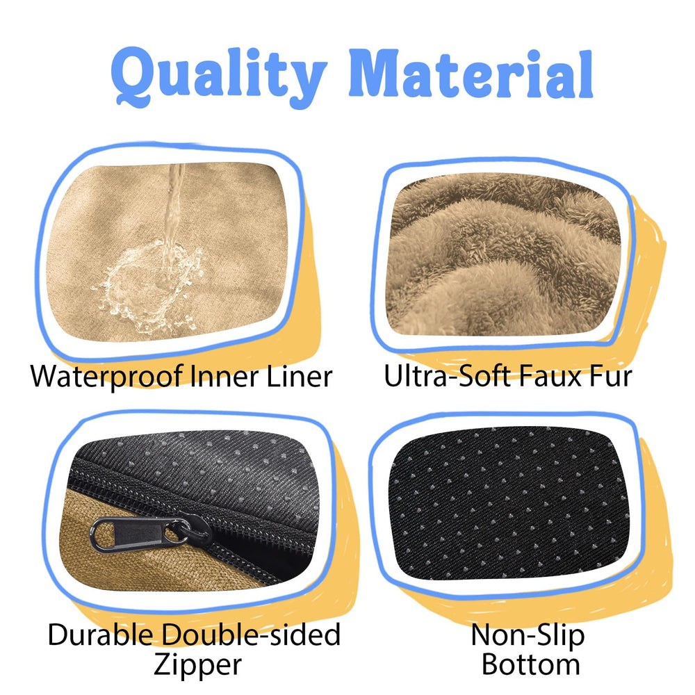 Chez Paw waterproof inner lining protects the mattress from spills.