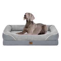 Chez Paw washable orthopedic dog bed with removable cover for easy cleaning