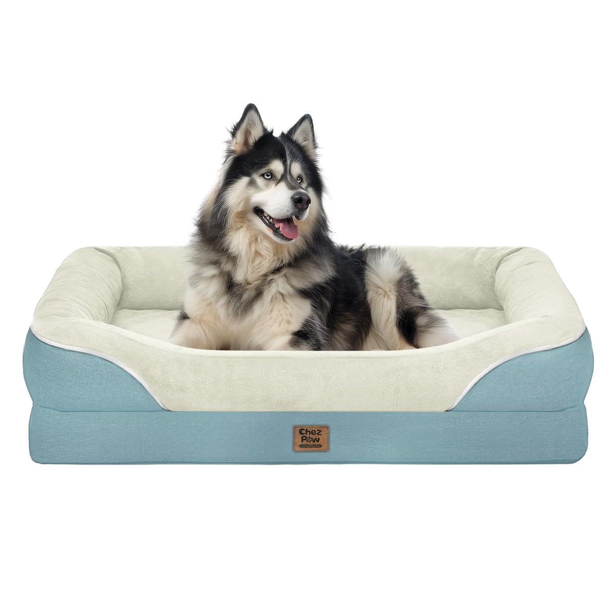 Chez Paw 360-degree surround-support bed for secure lounging.