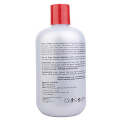 CHI For Dogs Oatmeal Shampoo lathering to moisturize dry skin.