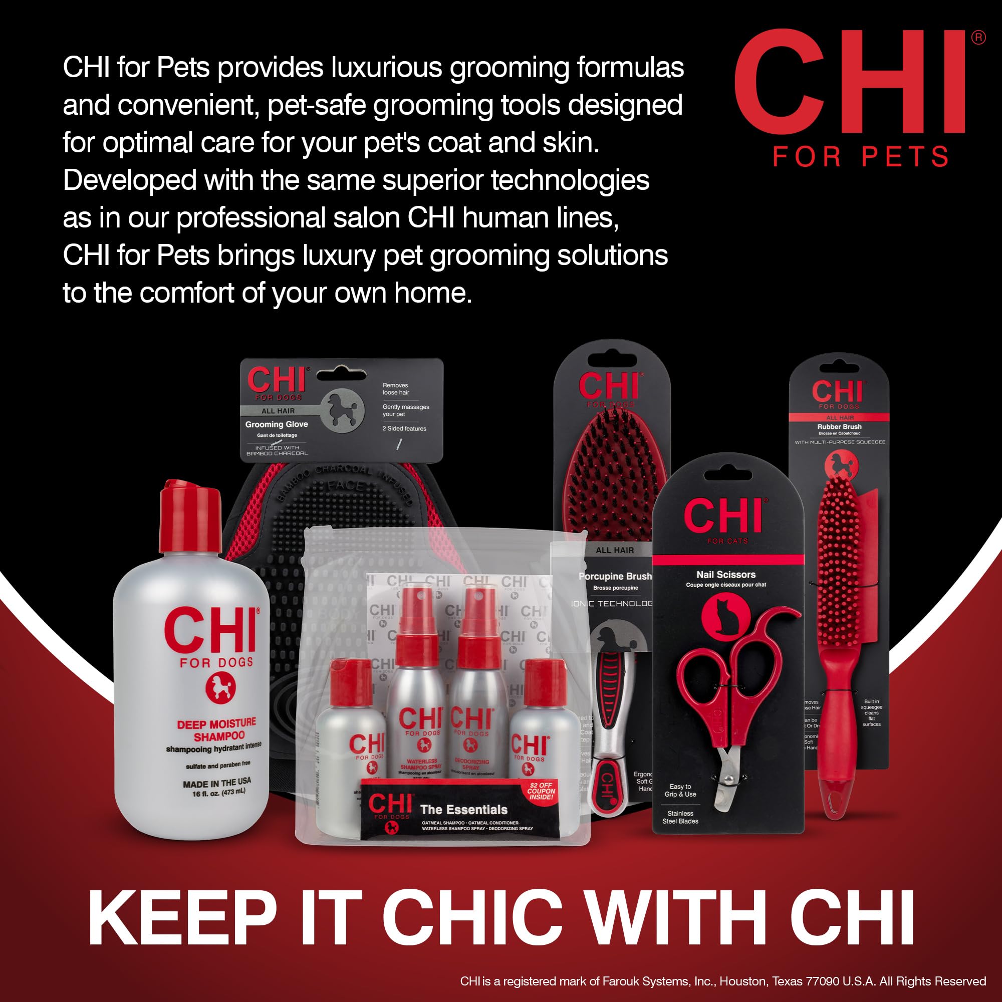 CHI For Dogs Oatmeal Shampoo puppy-safe—gentle enough for young dogs.