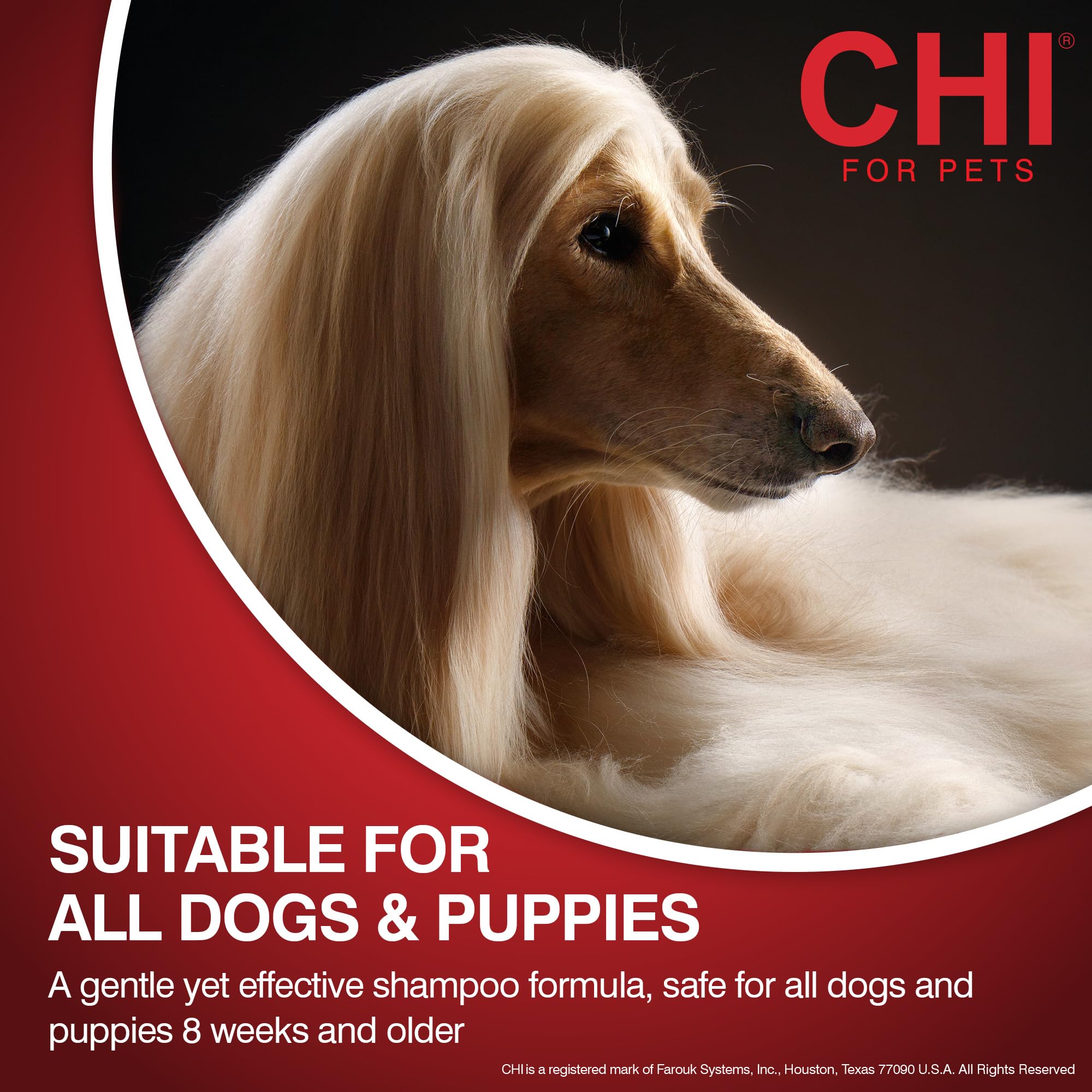 CHI For Dogs Oatmeal Shampoo USA-made—premium pet care craftsmanship.