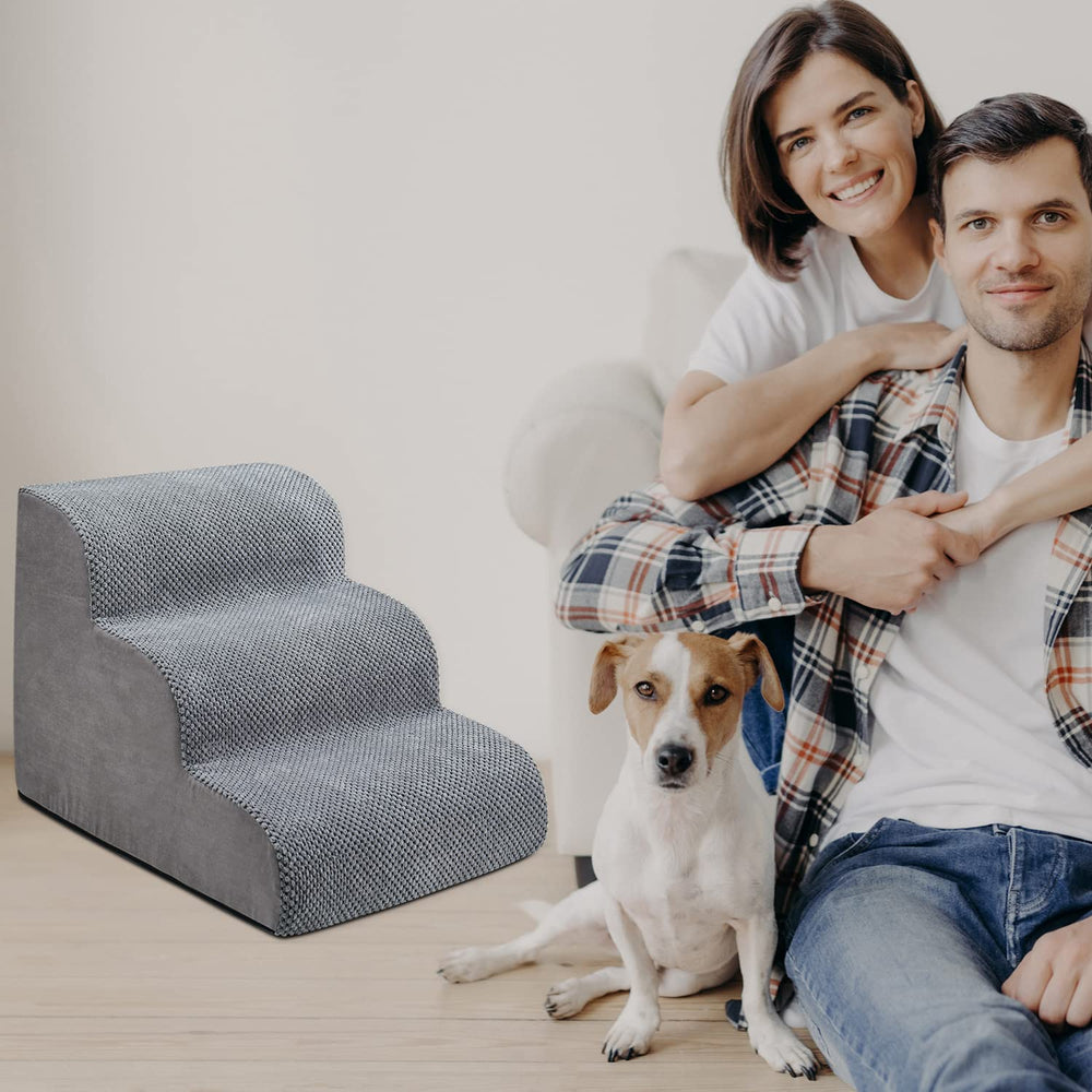 Chic Threads compact 3-step design supports pets reaching sofas and beds
