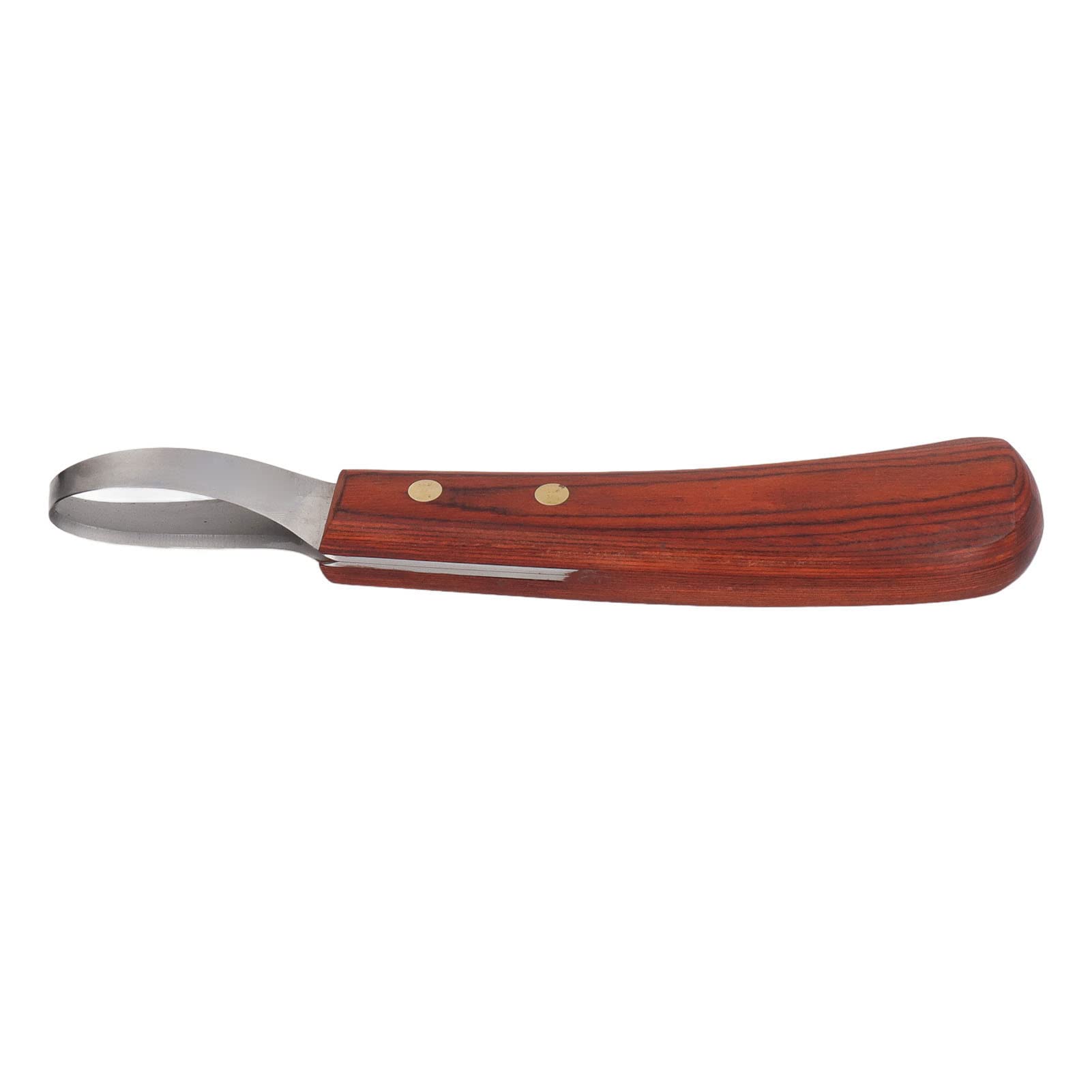 CHICIRIS double edged hoof knife with curved blade for precise hoof trimming.