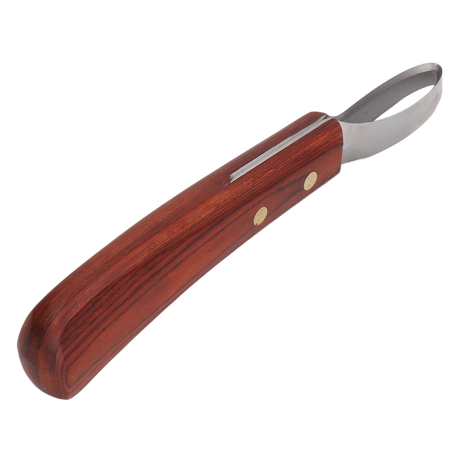 CHICIRIS hoof knife wooden handle provides a comfortable, slip resistant grip.