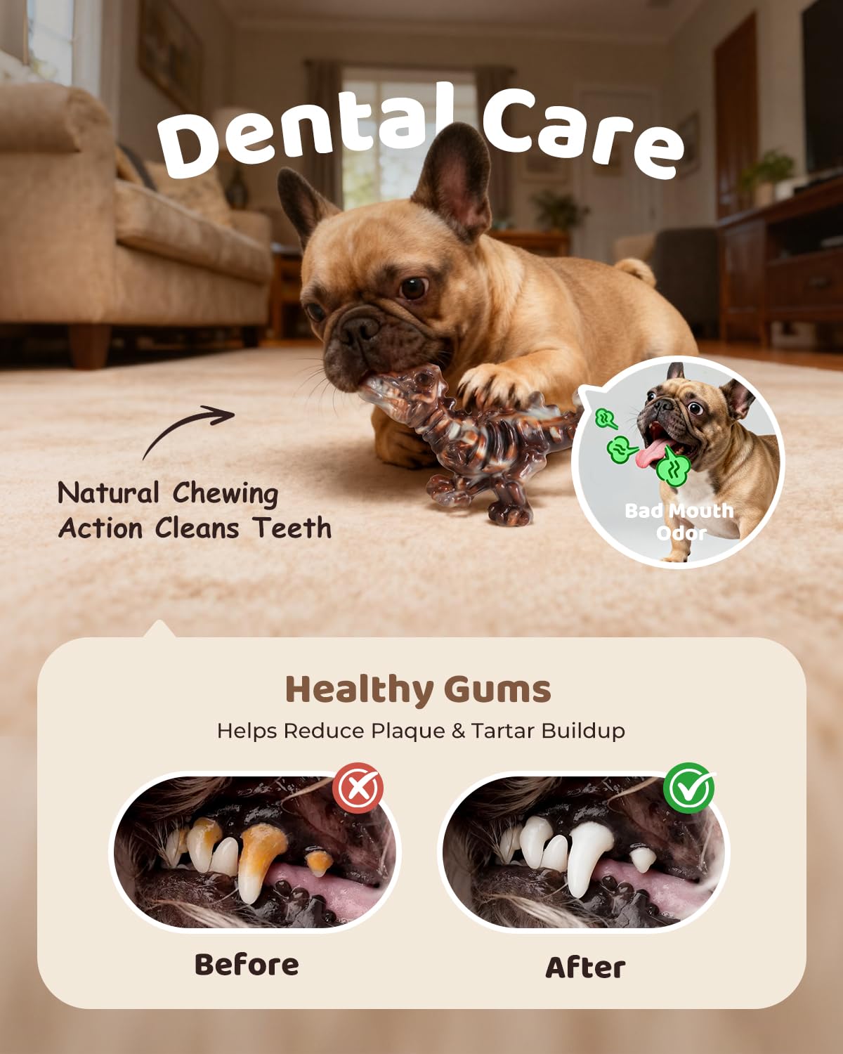 ChienBox calming chew toy promotes focus and reduced boredom.