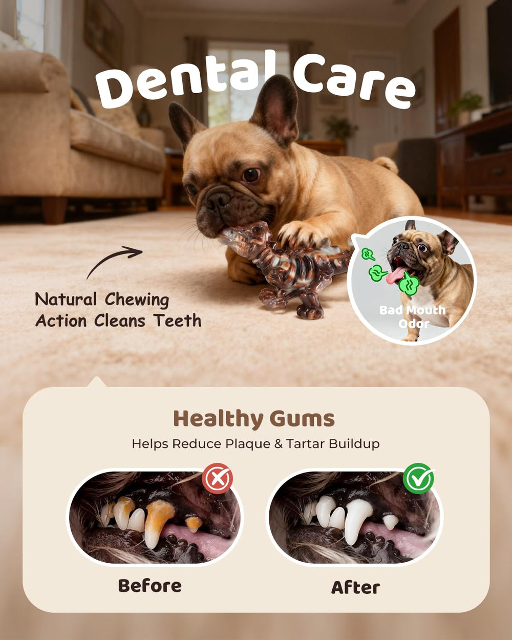 ChienBox calming chew toy promotes focus and reduced boredom.