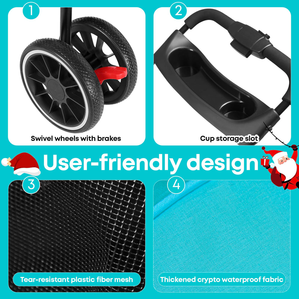 Chihuahua pet stroller cup holders add convenient drinks on the move.