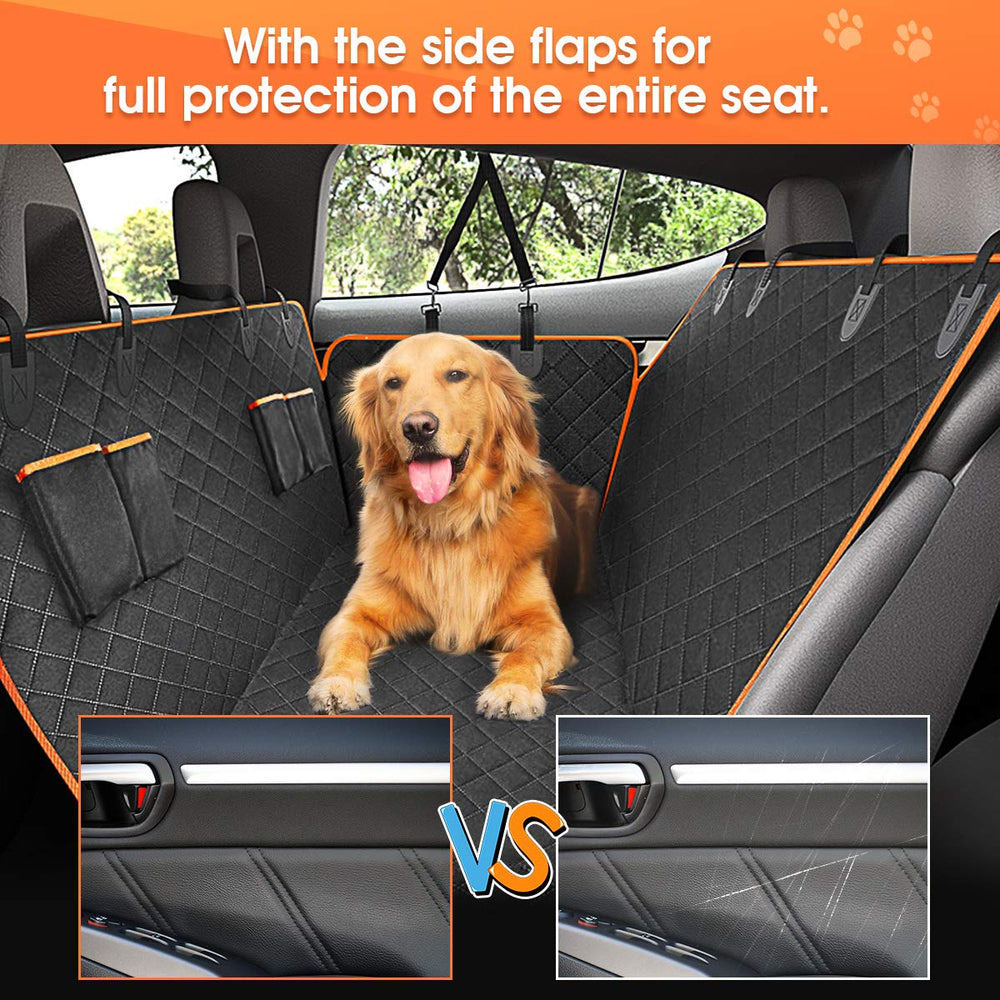 Chilino car seat cover anti-slip backing prevents sliding on drives