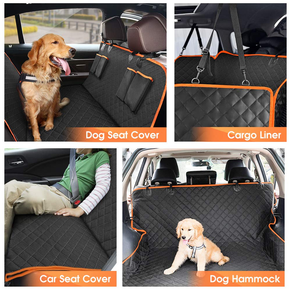 Chilino convertible hammock design shields passengers and seats during sudden stops