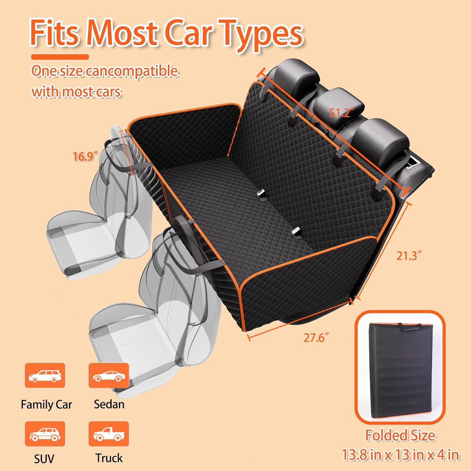 Chilino EVA non-slip base keeps the extender in place during drives.