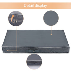 Chinchilla fillable dog bed cover supports versatile padding options
