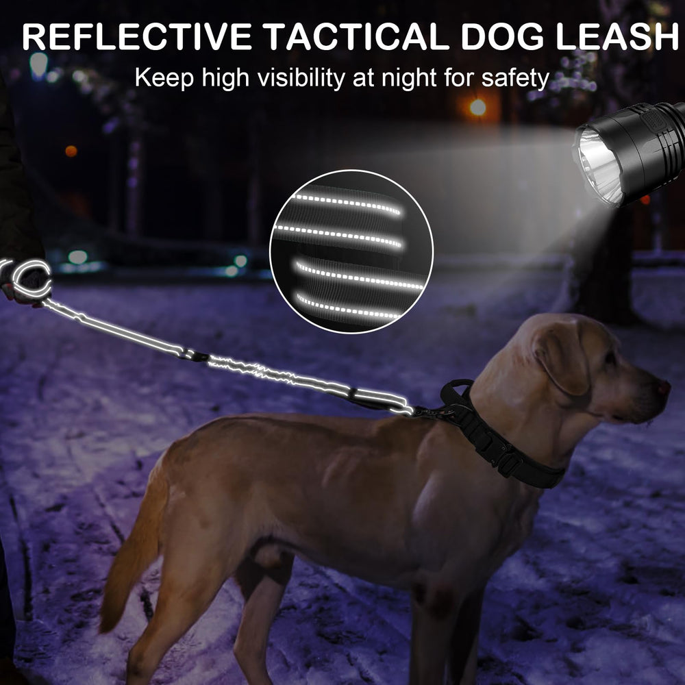 Chioratree 360-rotating-clasp leash prevents twisting during walks.