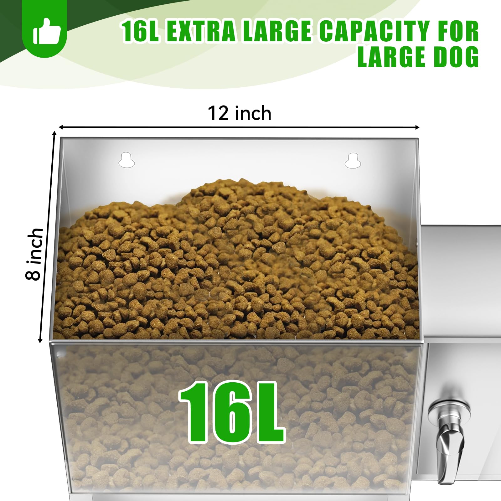 Chipak feeder with four timed settings enabling precise meal scheduling