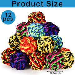 Chitidr rope ball stitching detail highlights strong seams for long-lasting play