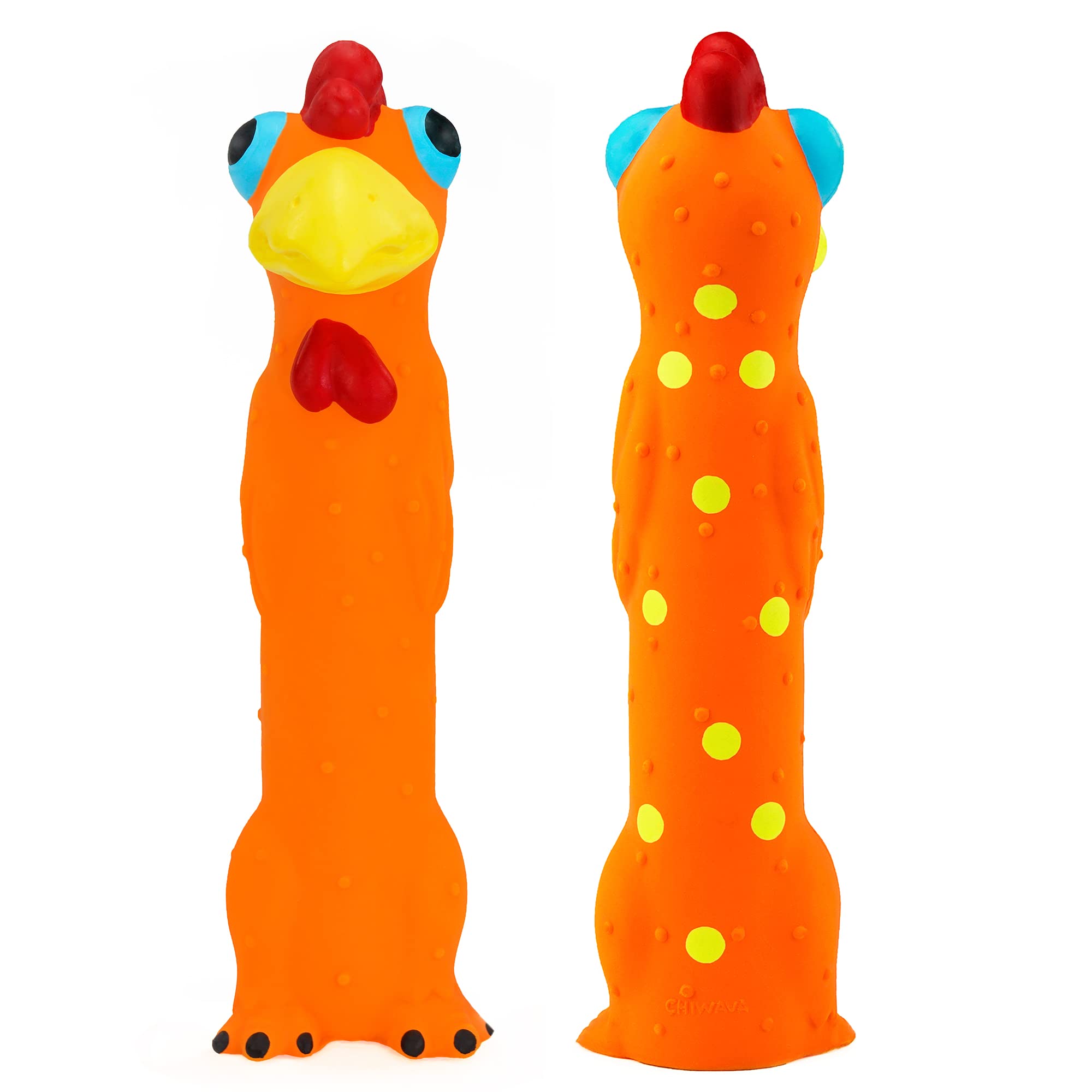 CHIWAVA conjunto de tres juguetes de látex para perros.
