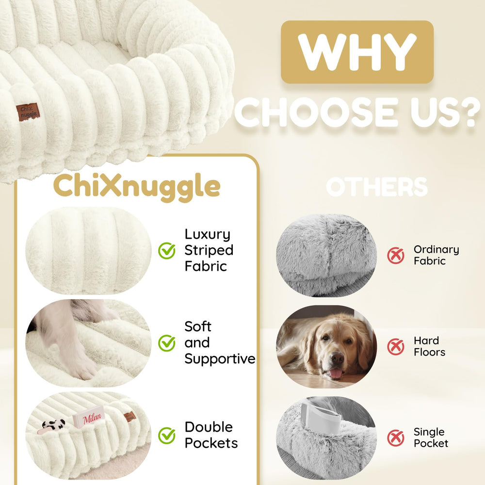ChiXnuggle 72x40x10 oversized bed provides generous space for two.