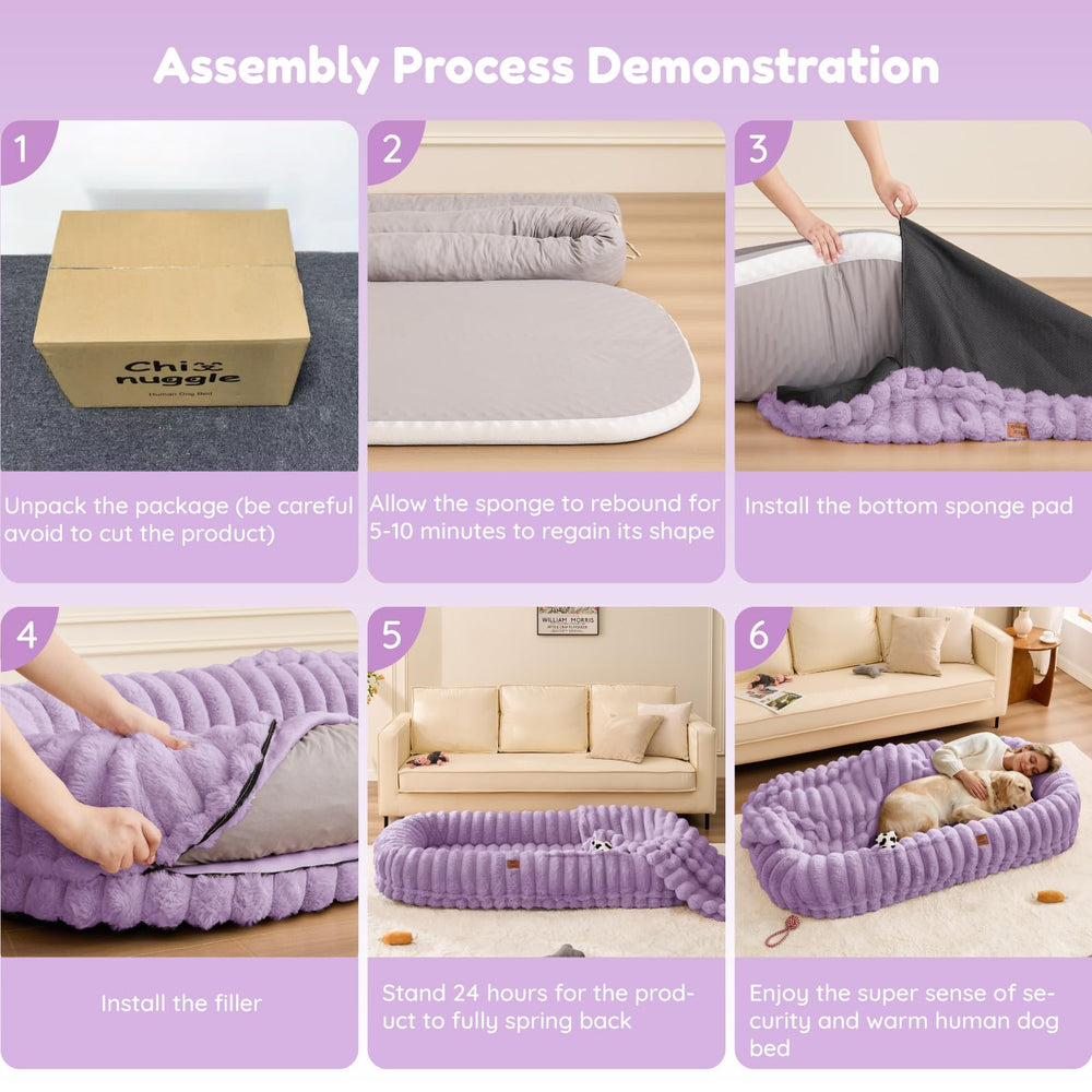 ChiXnuggle bed non-slip bottom on smooth floor