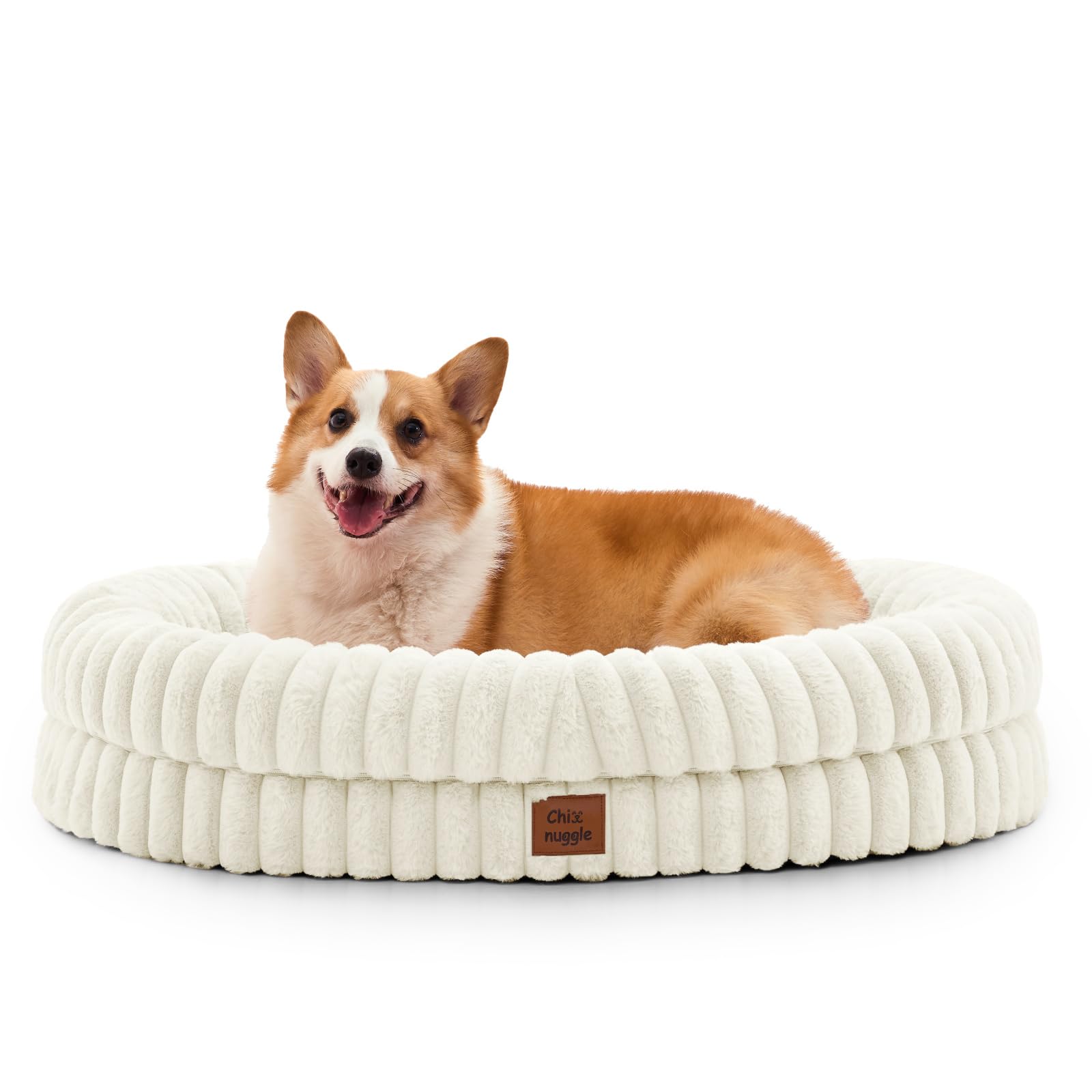 ChiXnuggle dog bed large in-use cozy sleeping scene