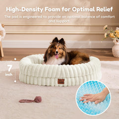 ChiXnuggle dog bed zipper-cover close-up, removable for easy washing.