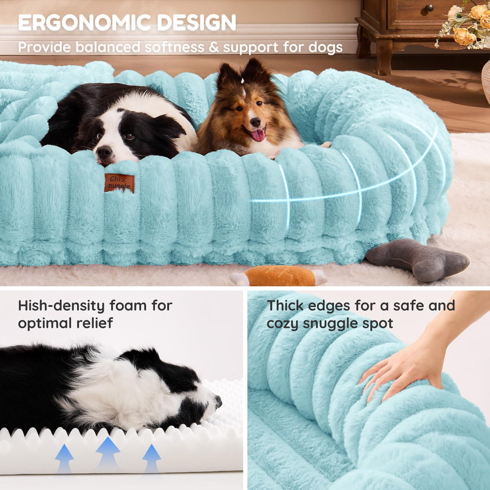 ChiXnuggle egg-orthopedic-foam pad provides supportive surface for joint comfort.