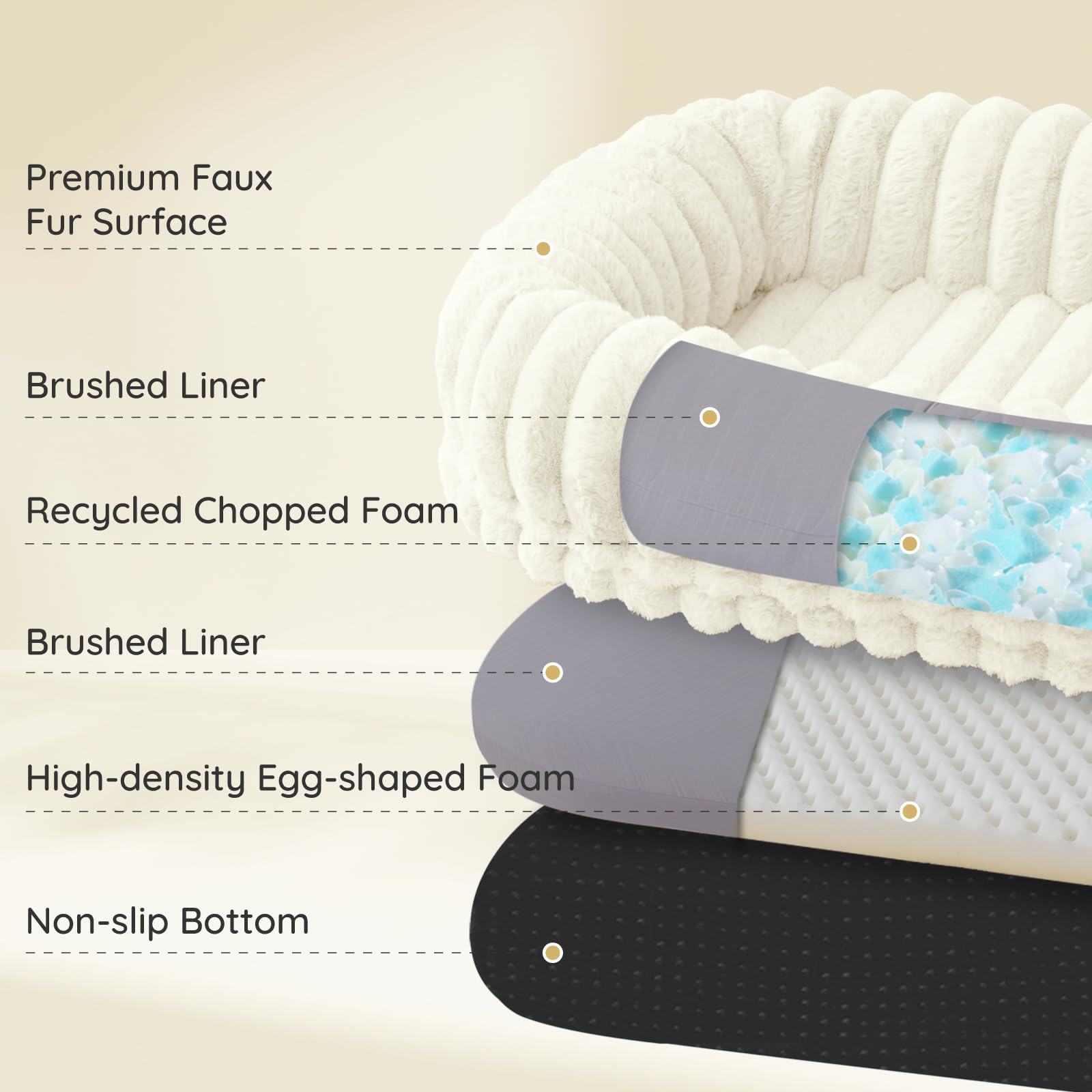 ChiXnuggle Bed with Portable Handle allows easy moving between rooms.