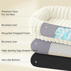 ChiXnuggle Bed with Portable Handle allows easy moving between rooms.