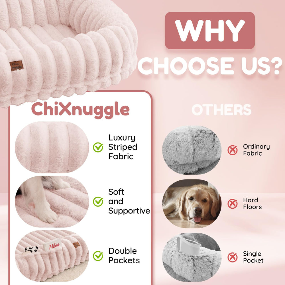 ChiXnuggle non-slip-bottom helps keep the bed steady on slick floors