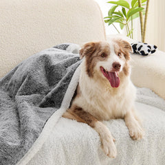 ChiXnuggle reversible faux fur front sherpa back with two cozy textures for pets