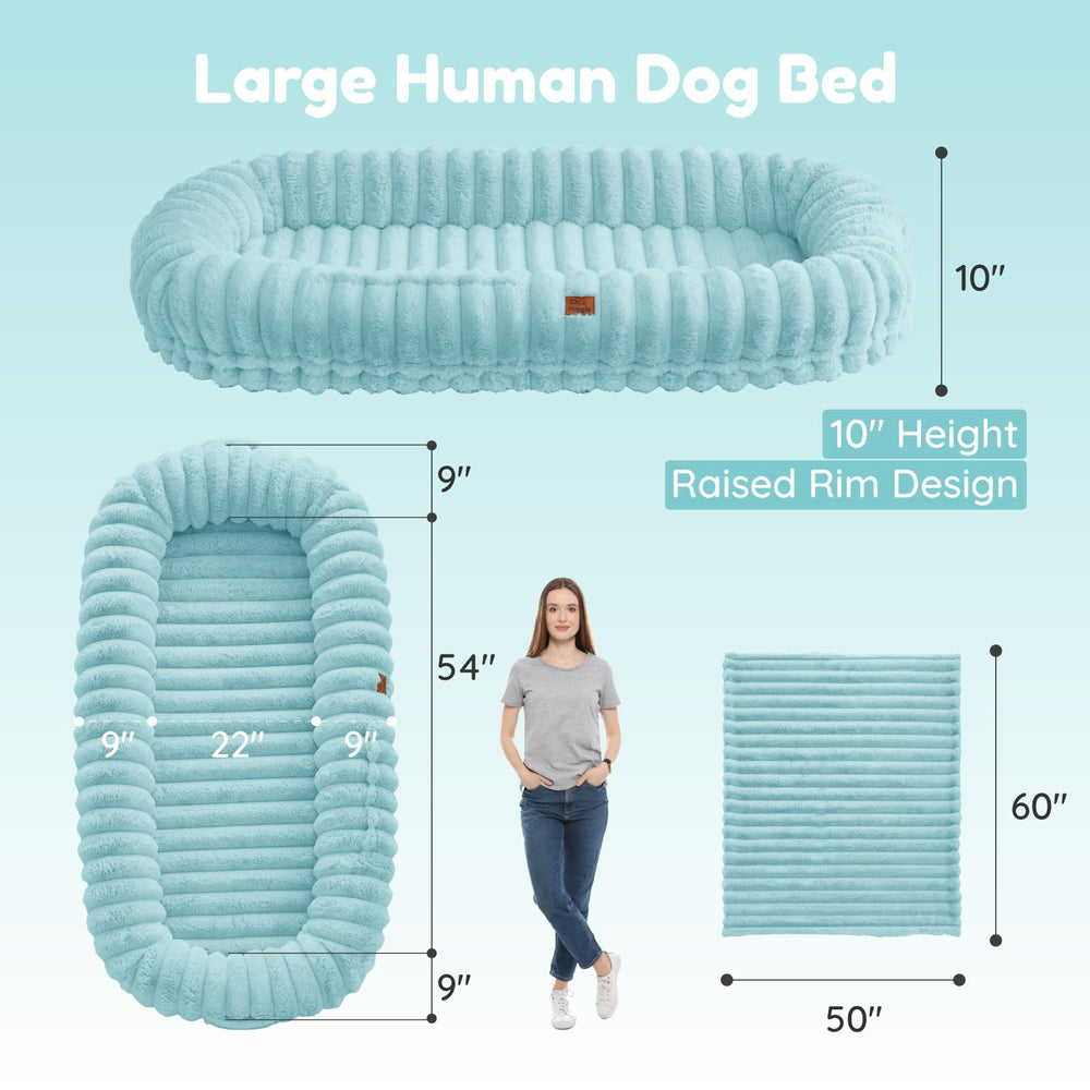 ChiXnuggle wrap-around edge supports head and neck for comfortable rest.