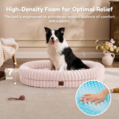 ChiXnuggle XL dog bed top view – spacious interior for relaxed stretching