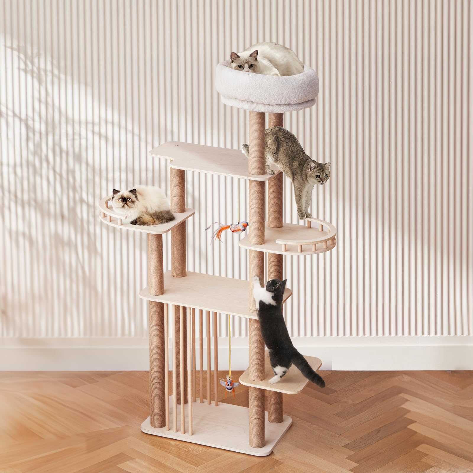 Choc chick chirping bird toy invites interactive mental stimulation.
