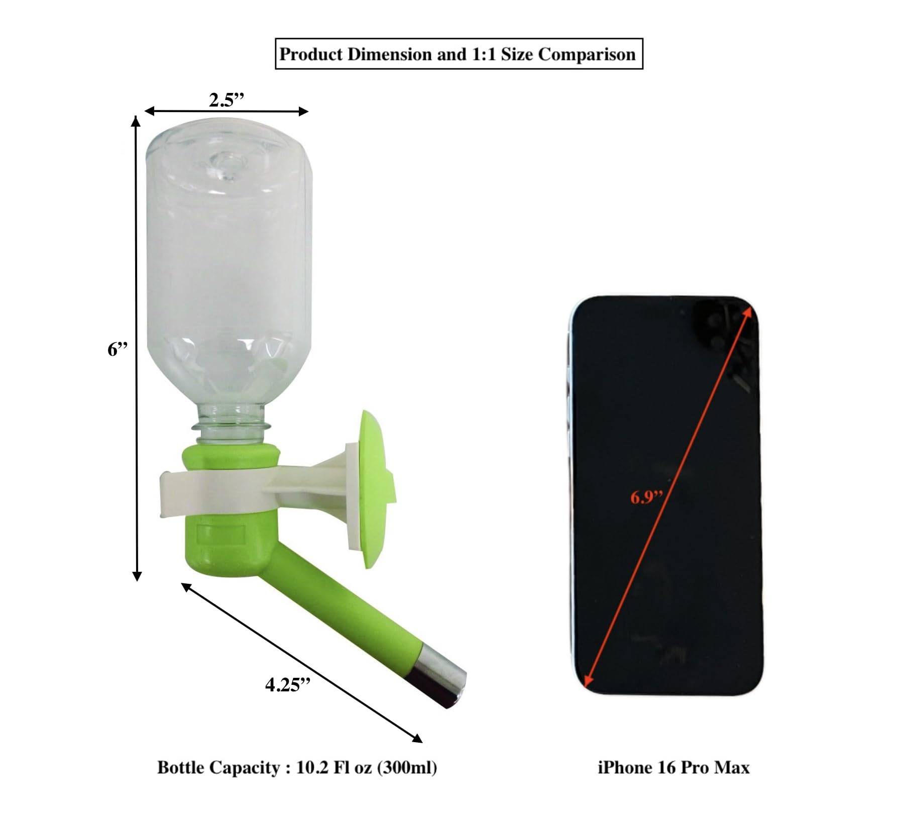 Choco Nose apple green bottle highlights compact 11.2 oz capacity for pets.