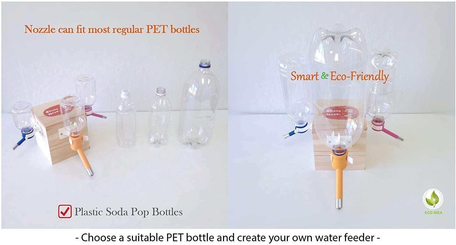 Choco Nose H570 compatible with regular PET bottles for eco-friendly switching.