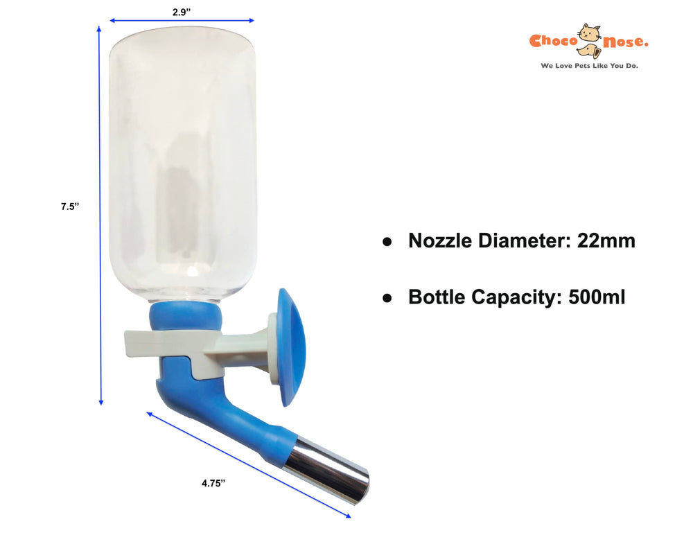 Choco Nose H570 enlarged 22mm nozzle eases drinking for large dogs.