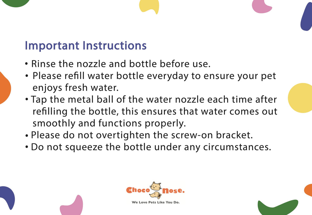 Choco Nose instrucciones de uso para revisar funcionamiento diario.
