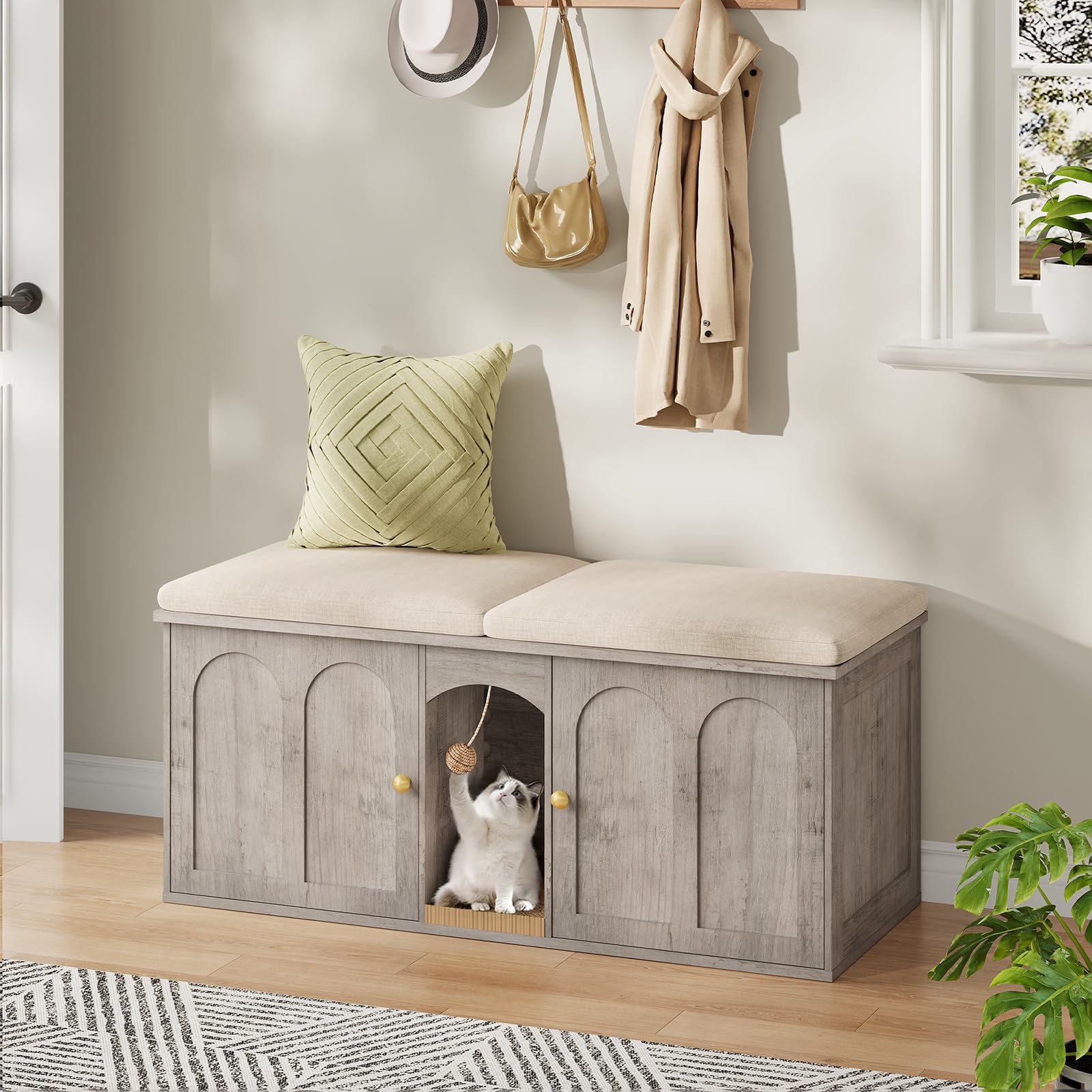 CHOEZON doors-open shot highlights dual-door access for easy cleaning