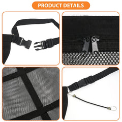 Choicons car ceiling cargo net top view ready to organize gear.