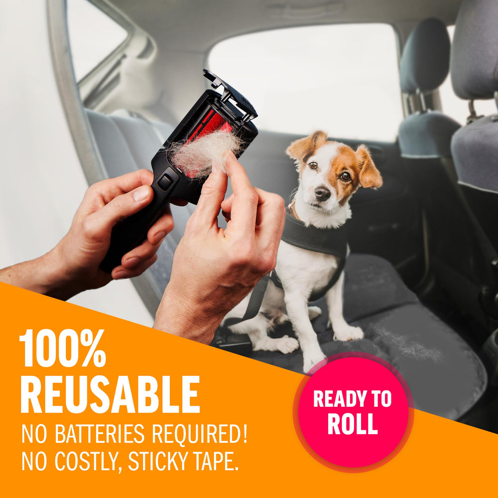 ChomChom Mini Roller shown as portable travel-ready tool.