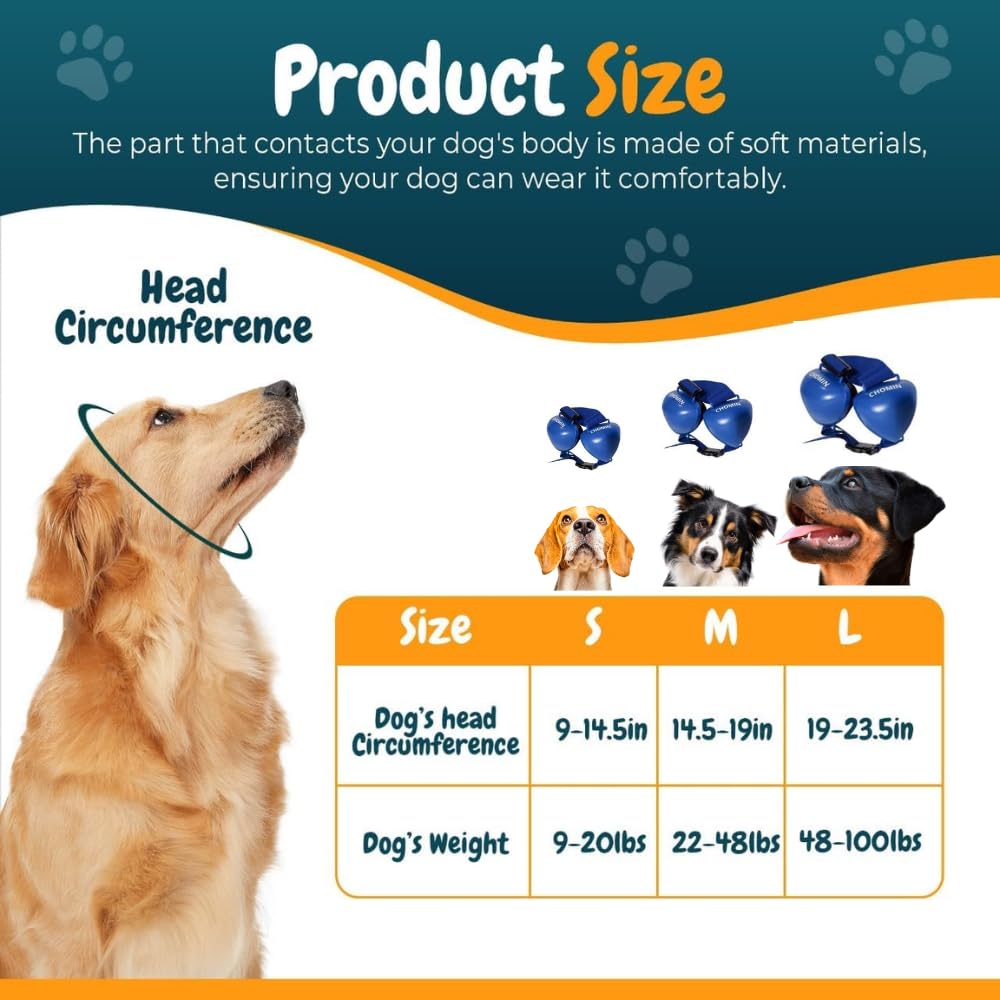 CHOMIN medium-size dog ear muffs ready for everyday walks