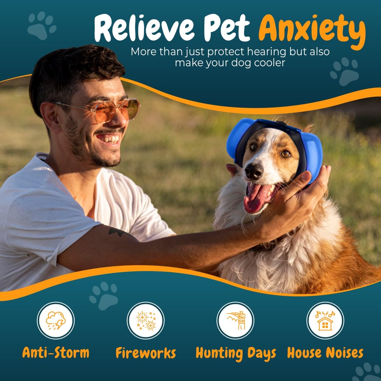 CHOMIN small-size dog ear muffs suited for tiny breeds
