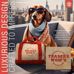 Chomp Haus Traderr Woofs lightweight yet durable design for regular play.