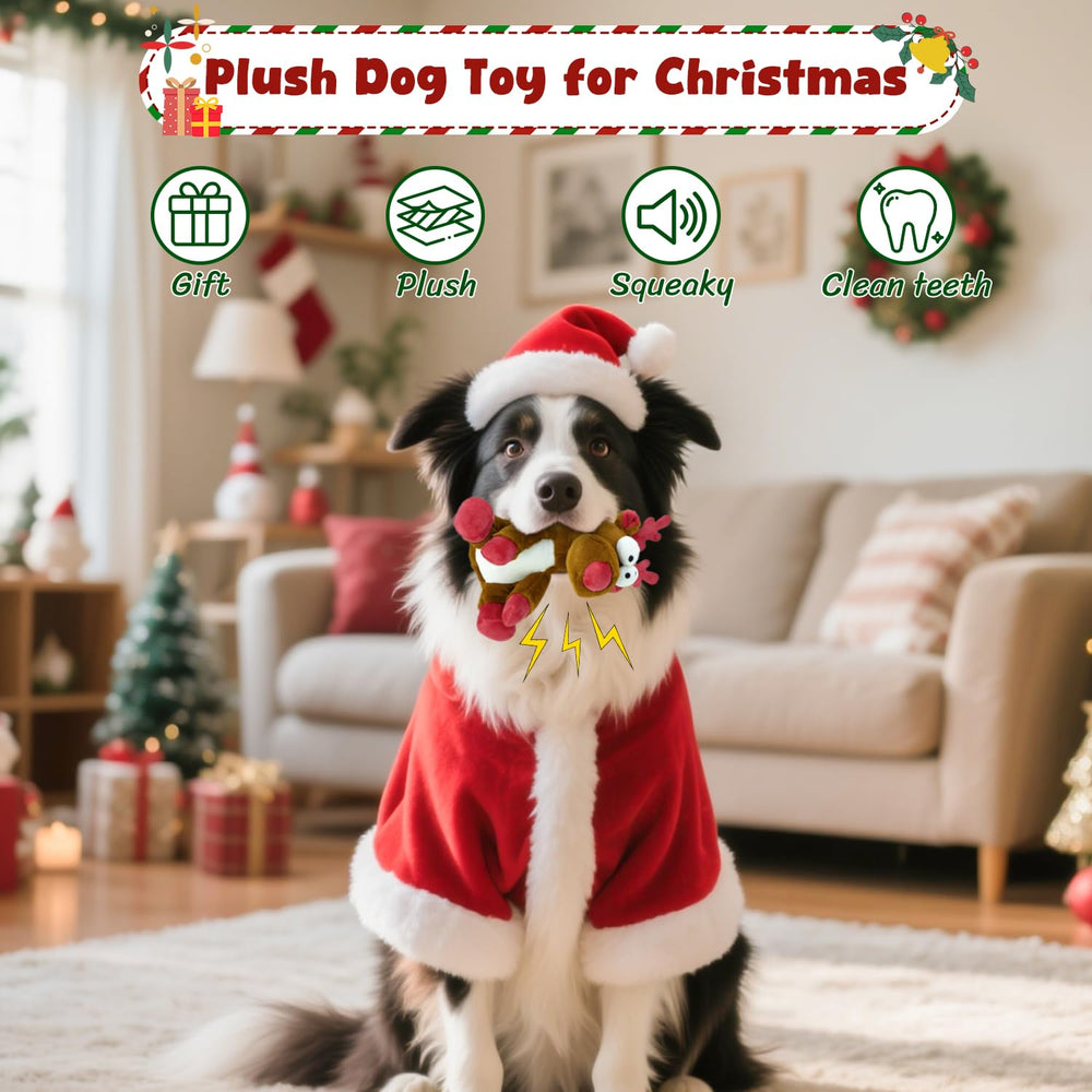 Chongqile durable plush reindeer toy demonstrates rugged stitching for strong chewers.