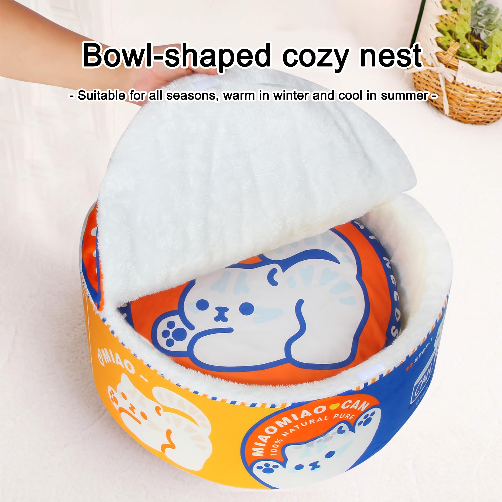 Chongxing ramen noodle bed round shape with soft interior for curling