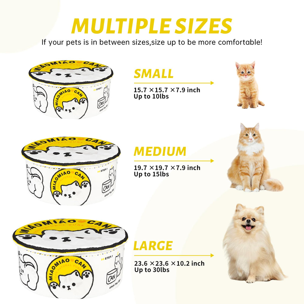 Chongxing ramen noodle bed size suited for cats and small dogs up to 15 lbs