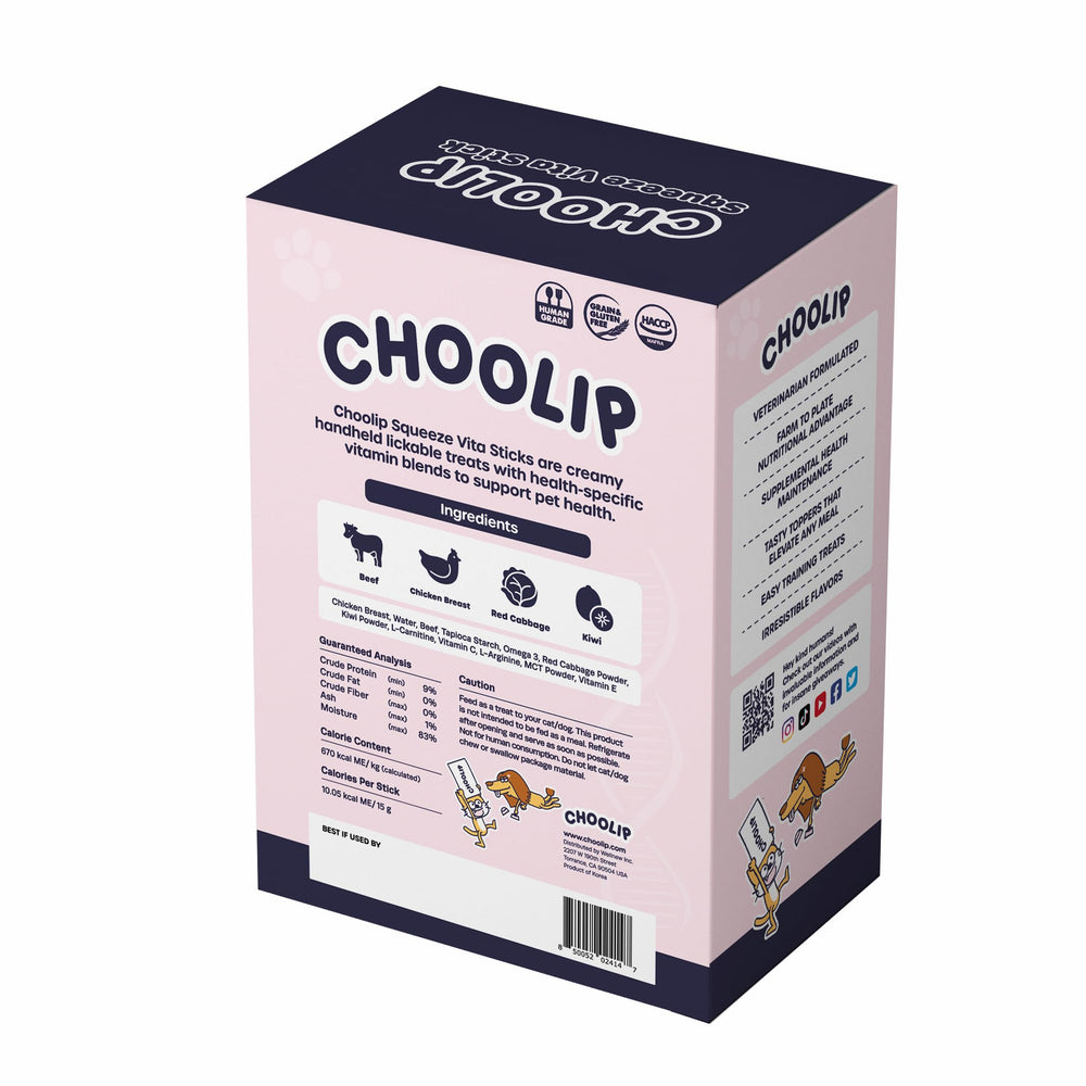 Choolip Squeeze Vita Stick suitable for all life stages