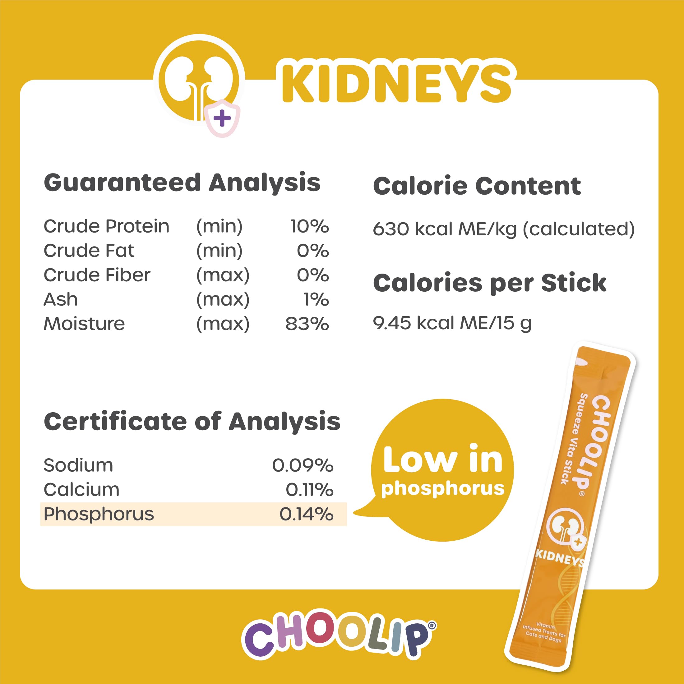Choolip Squeeze Vita Stick frozen as a refreshing, protein-rich treat for pets.